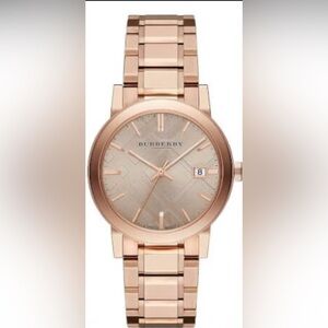 Burberry Rose Gold Tone Watch Model BU 9034